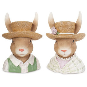 Casal Coelhos 20cm